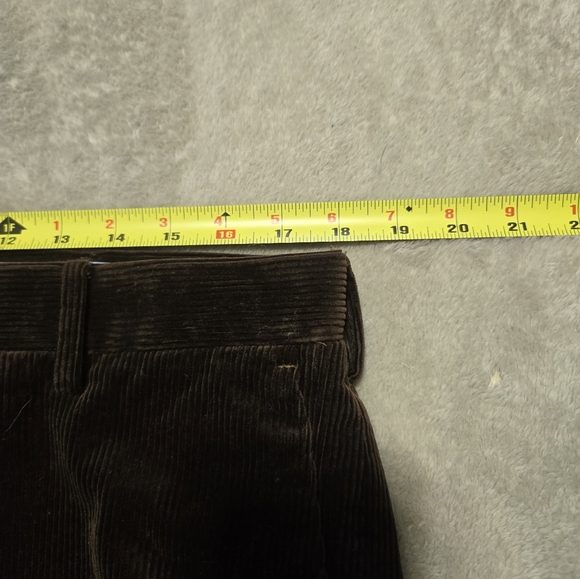 Vintage Polo Ralph Lauren Dark Brown Corduroy Pants Mens 36×30(29) Classic Fit - Picture 8 of 10